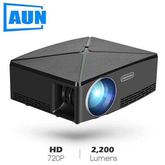 MINI Projector C80 UP, 1280x720 Resolution, Android WIFI Proyector, LED Portable HD Beamer for Home Cinema, Optional C80