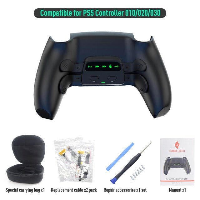 PS5 Bluetooth gamepad Elite Four Back Key Programmable Custom Mapping Three Level Continuous Back Key