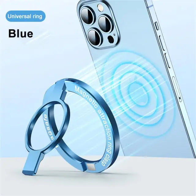 Phone Magnetic Ring Holder for 12 13 14 Max Magnet Finger Ring Grip Stand Holder Zinc Alloy Kickstand