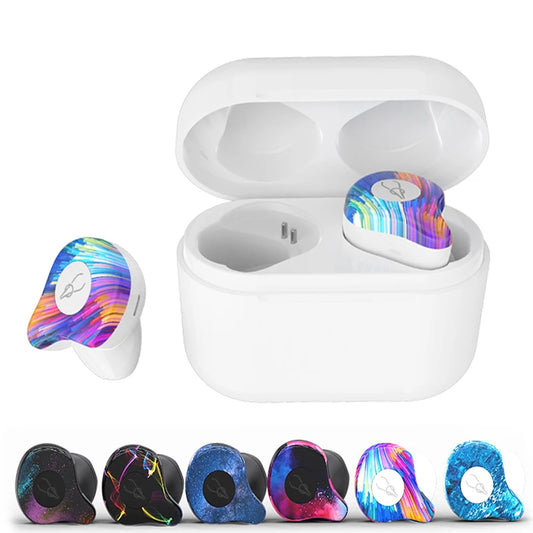 True Wireless Earphone Cordless Earbuds TWS Stereo headsets Bluetooth 5.0 Auriculares Earphone with Charging box